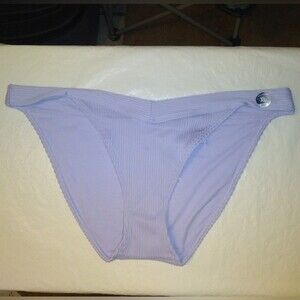 Hollister XL Lavender Ribbed HI Leg Bikini Bottom